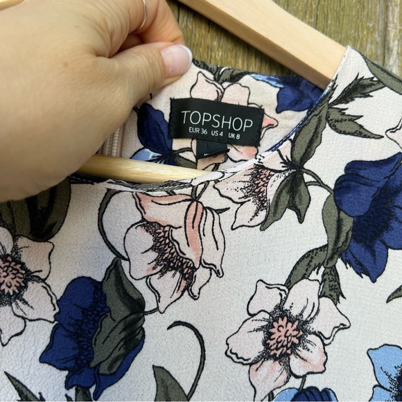 Pink Floral Lace-Up Side Bellsleeve Midi Dress 🌿 - Picture 11 of 12